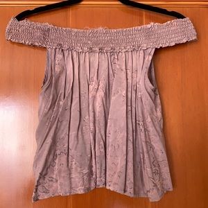 Planet Blue off the should top